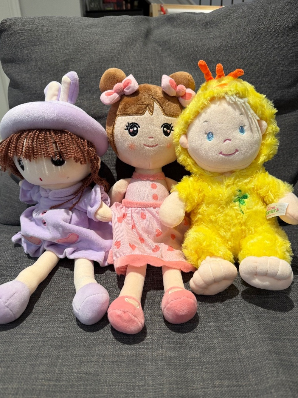 Baby girl stuffed dolly bundle
